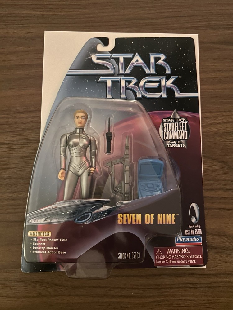 Star Trek Starfleet Command Seven Of Nine 1999 Playmates Target Exclusive – New