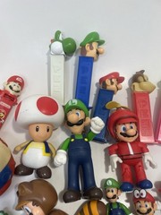 Nintendo Mario Figure Lot Of 51 Random Figures And Other Collectibles