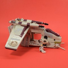 Clone Pilot Republic Gunship Star Wars Transformers Hasbro As Shown WH35