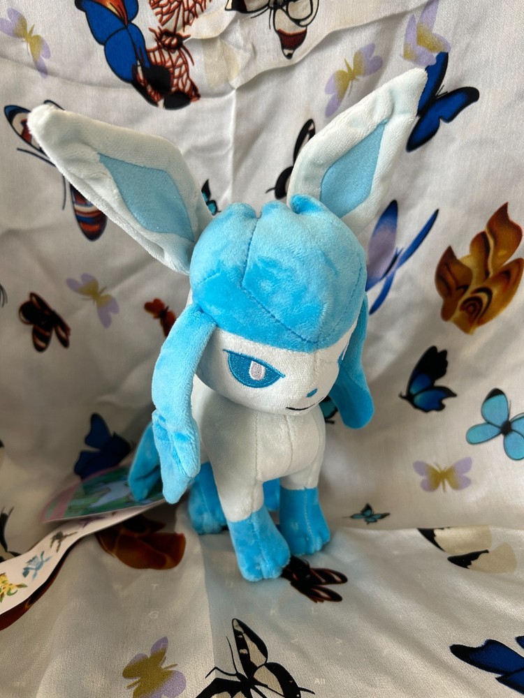 adorable anime Glaceon Plush Doll Soft Toy Stuffed Animal Teddy 9″