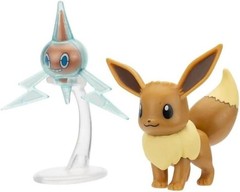 Pokemon Rotom & Eevee Mini Figures Set, 5cm, from The Battle Figure Pack