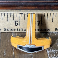 Power Rangers Time Force Shadow Megazord Yellow Visor Helmet Part Only Original
