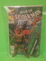Marvel Legends WEREWOLF BY NIGHT*CUSTOM* + GREAT COMIC WEB of SPIDER-MAN # 53