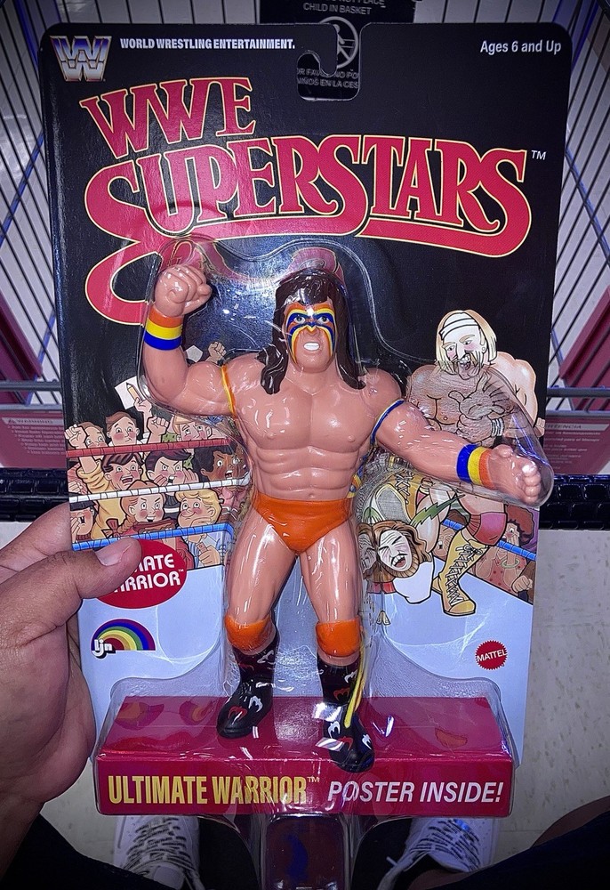 Mattel LJN WWE Superstars ULTIMATE WARRIOR Black Card Chase Target exclusive new