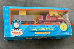 Thomas & Friends- Lady With Track – Battery Operated 2005 NEW w Box Damage- Rare