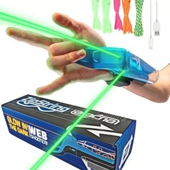 Aracna Glow in the Dark Webshooter String Launcher Toy Superhero Blaster