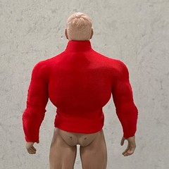 SU-CP-RD: Red Long Sleeve compression shirt for 6″~7″ Muscular Body