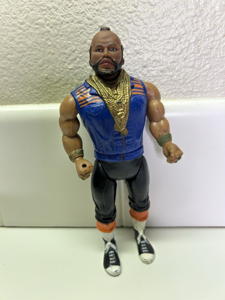 Vintage 1983 Mr. T B.A. Baracus The A-Team Action Figure Cannell Prod Loose 6”