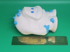 Disney Frozen Bubble Bath Baby Marshmallow Snow Monster Toy Figure Vinyl Plastic