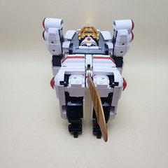 Mighty Morphin POWER RANGERS MMPR (1994) WHITE TIGER ZORD 10″ [COMPLETE] WORKS