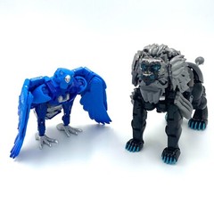 Transformers Beast Wars Alliance Blue Bolt Oversized Skywarp G1 Thundercracker