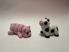 NEW! 3D Printed Articulated/Flexible Animals! Multiple Sizes!