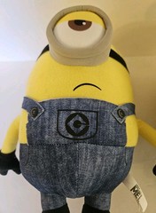 2019 10″ Stuart & 2010 7″ Bob The Minion Despicable Me Stuffed Plush Toy Factory