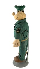 Beetle Bailey Camp Swampy Sargent Orville Snorkel 16″ Plush Doll 2000 Toy Works