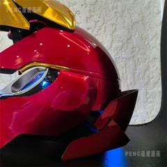 New Iron Man MK50 Helmet 1/1 Wearable Halloween Cosplay Toys Mechahead Automatic