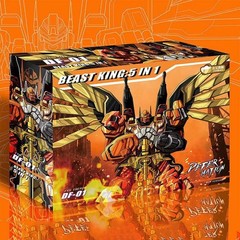 Jinbao Bruticus Warbotron+ Predaking Feral Rex Oversized Transform Figure NO/BOX