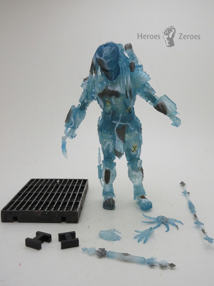 HIYA Toys Exquisite Mini Alien vs. Predator AVP Active Camo SCAR 1:18 Figure