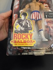ROCKY IV: Balboa Fight Gear-Sylvester Stallone MOC 2007 JAKKS Pacific Boxing WWE