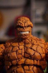 Fantastic Four The Thing Head 1/12 for Action Figure fits Marvel Legend