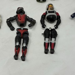 LOT Of 9 GI JOE 3.75” Action Figures 1980’s Plus Extras-Sold For Parts-See Pics