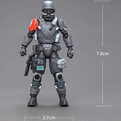 JOYTOY 1/25 Scale Action Figure – FEAR XS-01 NIGHT RAID TYPE – PILOT Dark Source