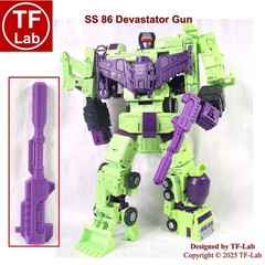 Gun Upgrade Kit: Transformers Studio Series SS 86 Devastator TF-Lab