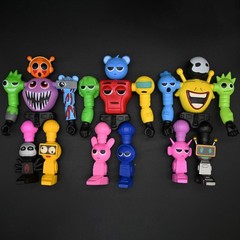 Game Figures Sprunki Assemble Robot Action Figures Model Desktop Ornaments Gifts