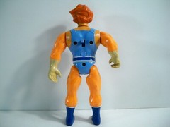 K23i05742 LION-O BRAZIL 100% COMPLETE GLASSLITE THUNDERCATS 1985 ORIGINAL FIGURE