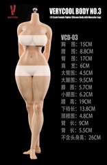 VERYCOOL VCD-03 1/6 Fullness Body Platinum Silicone Body（Have details DIY）