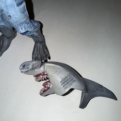 DC Multiverse King Shark Build A Figure BAF CNC 100% Complete with Hammerhead 9″