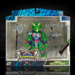 Triax Skiver – Triceratops Bounty Hunter Dinosaur Action Figure 1:12 Scale
