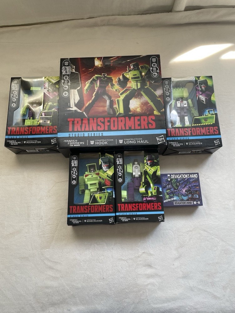 Transformers Studio Series SS86 Devastator All Constructicons; MISB, W/NB-02