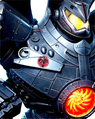 3D Printed Fan Art Gipsy Danger Sculpture by Wicked3d