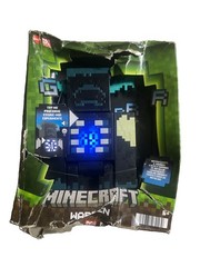 Mattel Minecraft Warden Action Figure Light Up With Sound Ages 6+ damaged box