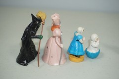 Wizard of Oz PVC Figure Lot of 8 Vtg Lowe’s Ren Presents 1987 1988 MGM Turner