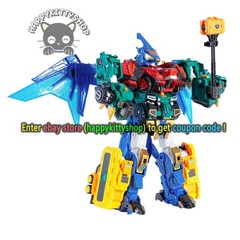 4in1 Quantum Heroes Dinoster Guardians Metatron Dinosaurs Robot Combiner Figure