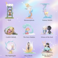 Collectible Kawaii Blind Box Toy – 52TOYS Sleep Dreamland Elves, 5.9 Inch Room D