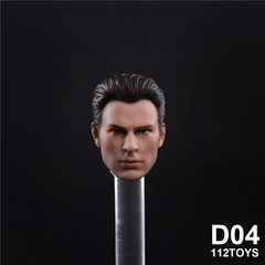 1/12 scale male head sculpt M for Tbleague Phicen TM01A TM02A 6″ figure SHF❶USA❶
