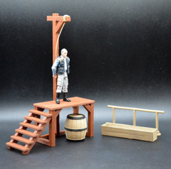 WESTERN GALLOWS PLAYSET 1:18 SCALE DIORAMA 3.75 IN FIGURE STAR WARS GI JOE