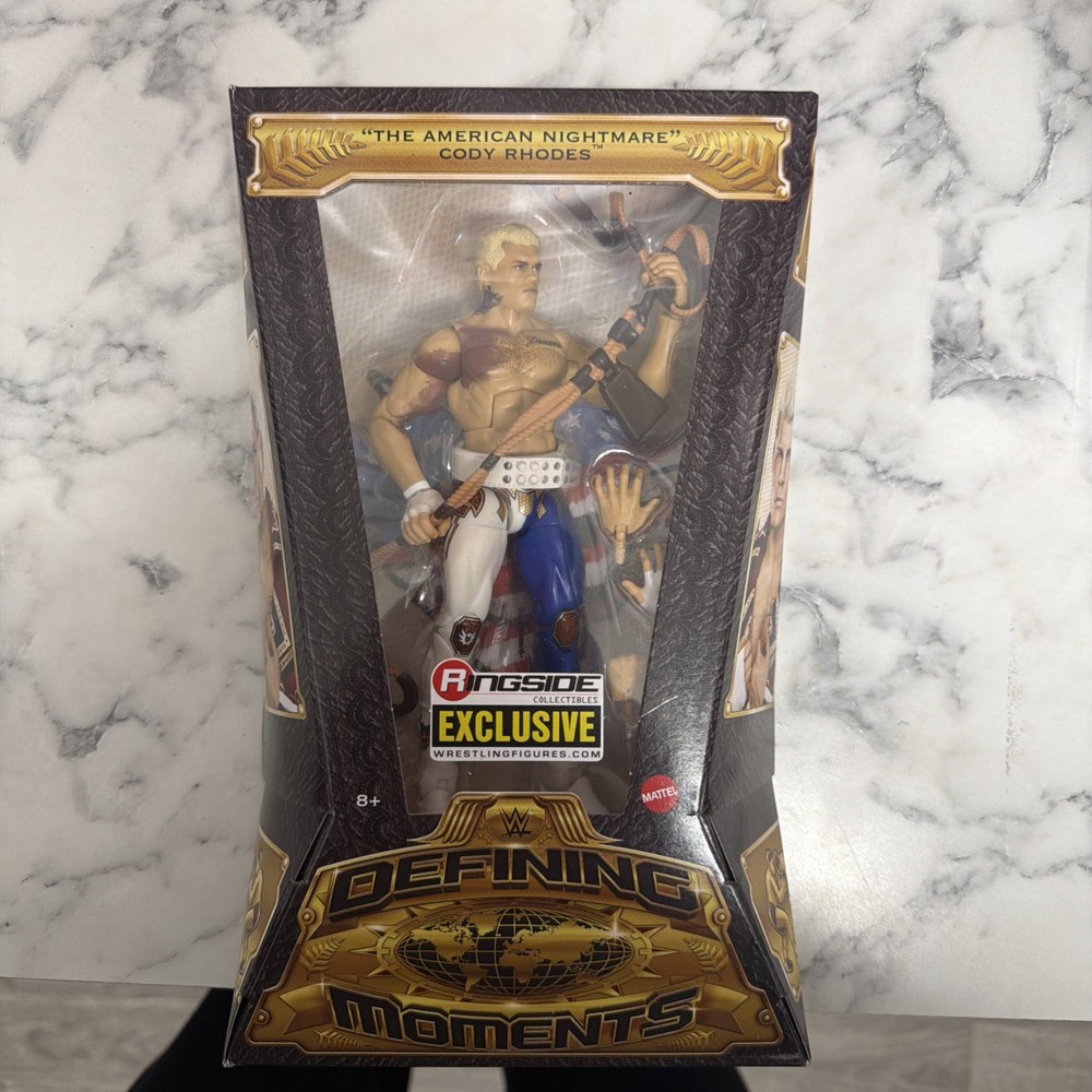 WWE Cody Rhodes Defining Moments Ringside Exclusive Mattel Figure 2023
