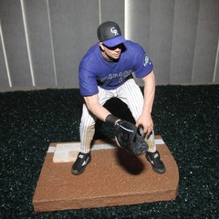 McFarlane 2004 Todd Helton Colorado Rookies series 9 rookie piece (open/loose)