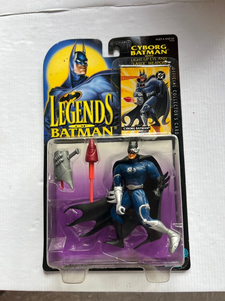 LEGENDS OF BATMAN Cyborg Batman MIP MOC 1995 626