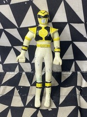 1994 POWER RANGERS White Ranger AF Bendable Rubber Bend-Em Jason David Frank VTG