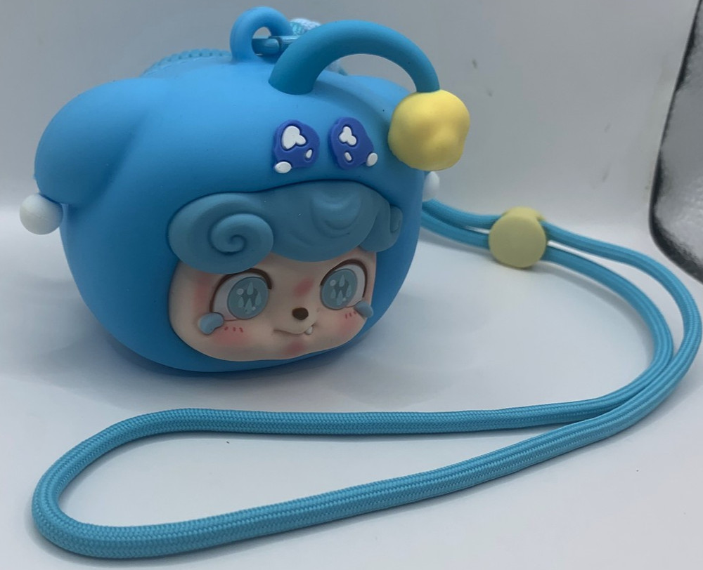 Jotoys Q.Kid Emotional Monsters Series Blind Box Rubber Earphone Bag Sadness