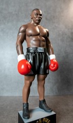 Mike Tyson 1/6 Scale Figure Boxing Champion Statue WBC IBF Belts Custom Handmade