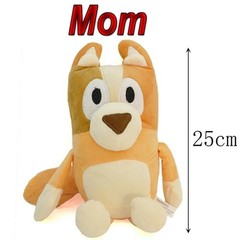 10″ Bluey & Bingo Plush Toys Soft Cartoon Dog Dolls for Gifts Gift Christmas