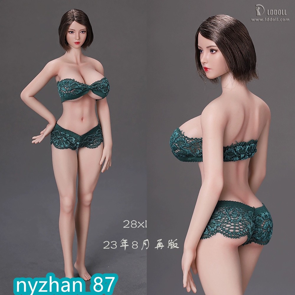 LDDOLL 28xl 1/6 Large Breast Seamless Silicone Body For 12″ Female Action Figure
