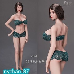 LDDOLL 28xl 1/6 Large Breast Seamless Silicone Body For 12″ Female Action Figure