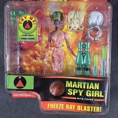 MARTIAN SPY GIRL MARS ATTACKS ACTION FIGURE VINTAGE TRENDMASTERS NEW SCI-FI 1996
