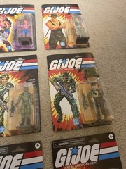 G.I. Joe Haslab 3 3/4 O-ring Figures Lot Of 12 MOC Reissues Walmart Transformers